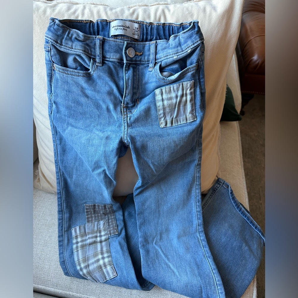Abercrombie girls flare leg jeans